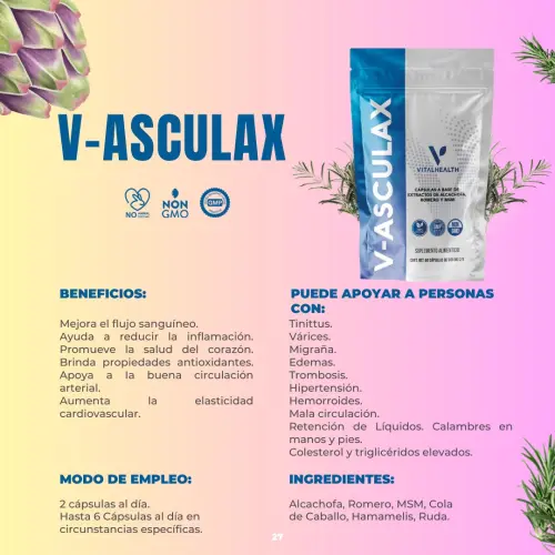 V-ASCULAX Vital Health | Circulación y Piernas Ligeras's photo #4