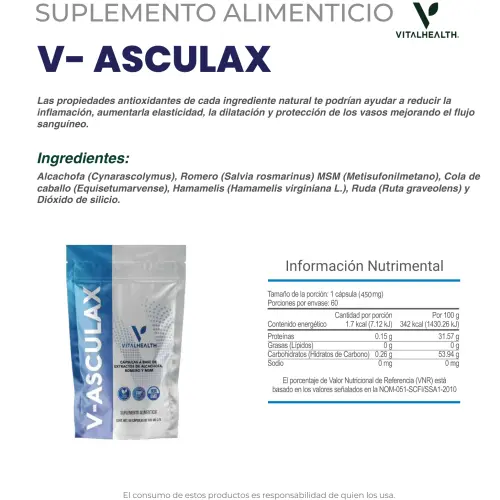 V-ASCULAX Vital Health | Circulación y Piernas Ligeras's photo #5