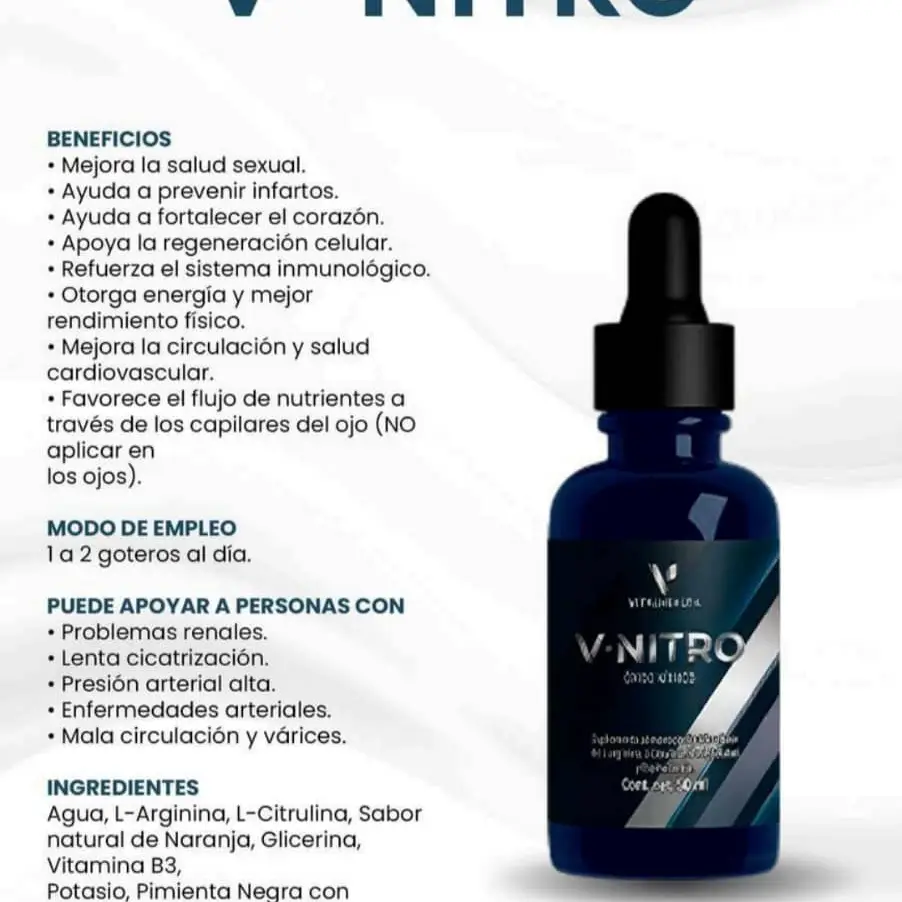 V-Nitro Vital Health|Potencia y Óxido Nítrico Natural's photo #1