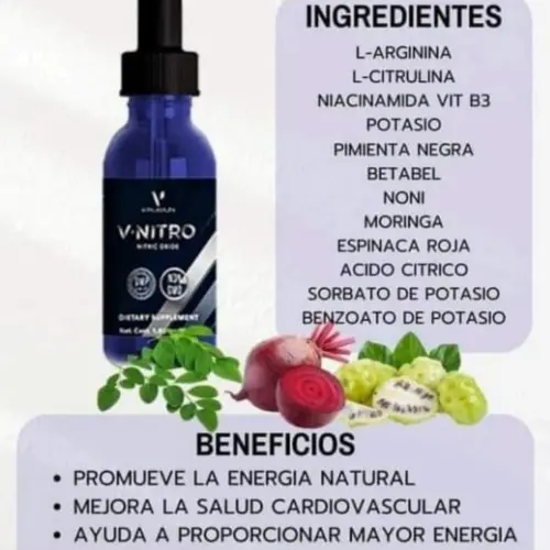 V-Nitro Vital Health|Potencia y Óxido Nítrico Natural's photo #3