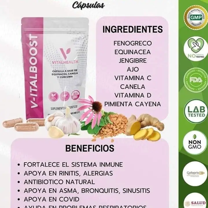 VITALBOOST | Defensas, Rinitis, Asma y Alergias's photo #3