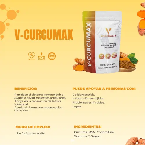 V-CURCUMAX | Articulaciones, defensas y digestión's photo #4